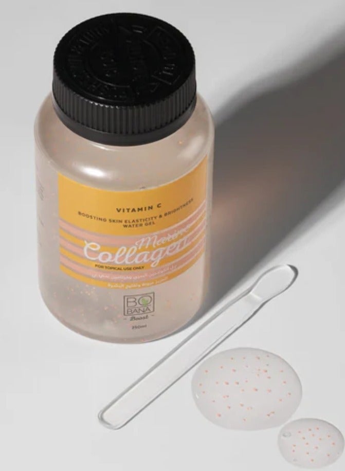 BOBANA Vitamin C Boosting Skin Elasticity And Brightness Water Gel Marine Collagen 250 ml - Image 2