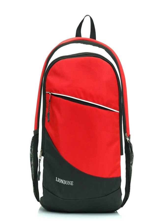 لايون بون حقيبة ظهر متعددة الاستخدامات من ليونبون سعة 24 لترًا (HB-LB-0019-Red-Bk-Wt) - Image 1
