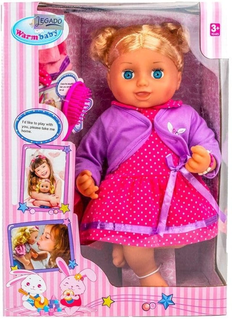 Legado Warm Baby Doll with Many Bunnies Clothes WZJ024B-3 Multicolor