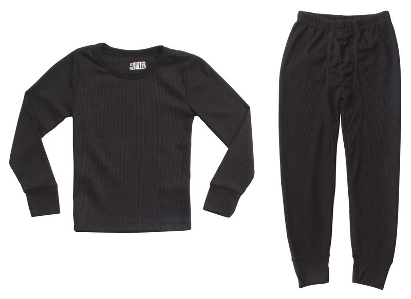 At The Buzzer Thermal Underwear Set for Boys 95362-Black-10/12 - Image 5