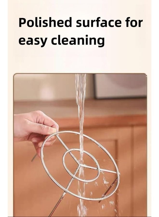 HOMESTAR Air Fryer Grill Accessories Kit with 24 Skewers | Stainless Steel Barbecue Rack & Vertical Meat Skewers for Air Fryer | Non-Stick Round Hanging Skewers for Even Cooking - Image 3