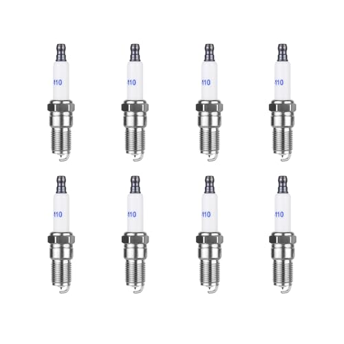 Ozikutech 8 Pcs Iridium Spark Plugs Replace OEM# 41-110 41-162 41-985 9602 19417055, Compatible with Chevy Silverado Tahoe Avalanche Corvette Camaro GMC Sierra Yukon 4.8L 5.3L 5.7L 6.0L 6.2L 6.6L 8.1L V8 - Image 1