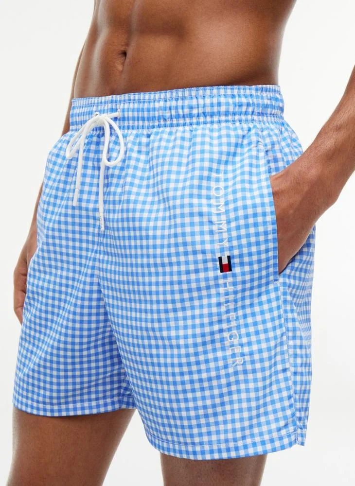 Tommy Hilfiger Original Print Mid Length Swim Shorts
