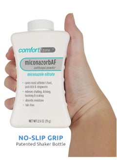 Comfort Zone Comfort Zone Miconazorb Antifungal Powder Talc Free For Treatment Of Athletes Foot Jock Itch And Ringworm 2.5oz 71g 3 Pack  - Image 3