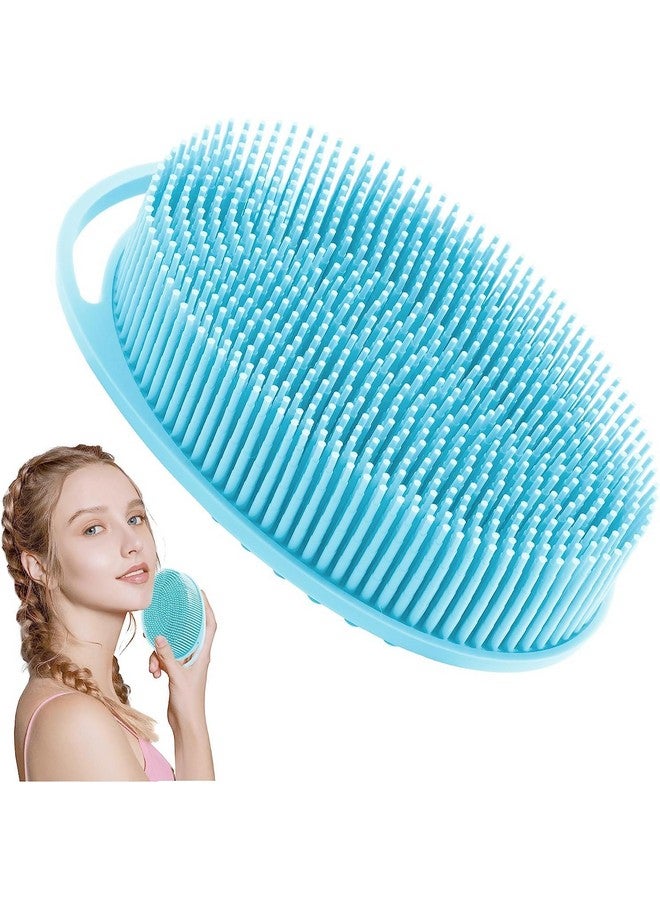 ZIPRON Silicone Body Scrubber, Exfoliating Body Scrubber Soft Silicone Loofah Body Scrubber Fit for Sensitive and All Kinds of Skin Clean and Sanitary - Image 1