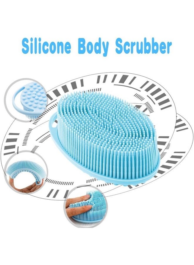 ZIPRON Silicone Body Scrubber, Exfoliating Body Scrubber Soft Silicone Loofah Body Scrubber Fit for Sensitive and All Kinds of Skin Clean and Sanitary - Image 5