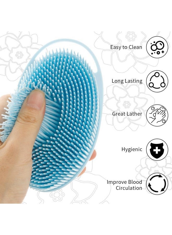 ZIPRON Silicone Body Scrubber, Exfoliating Body Scrubber Soft Silicone Loofah Body Scrubber Fit for Sensitive and All Kinds of Skin Clean and Sanitary - Image 4