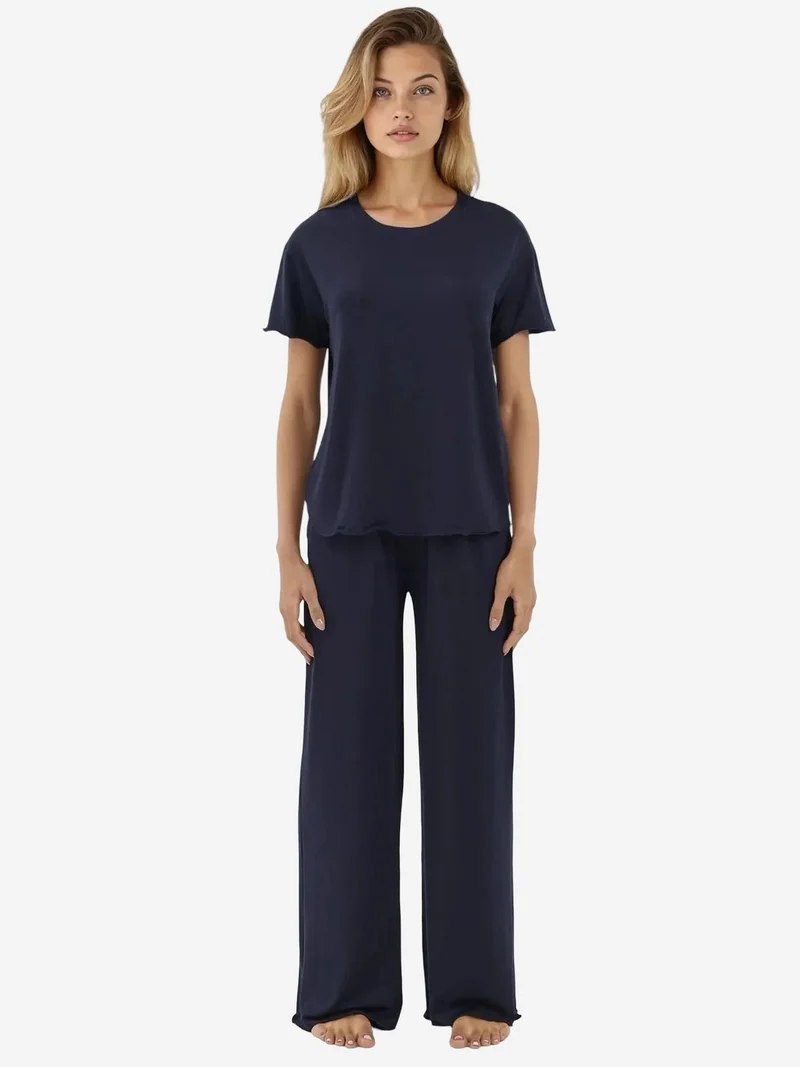 HICCUP Soft Touch Homwear Relax Fit Pajama Set