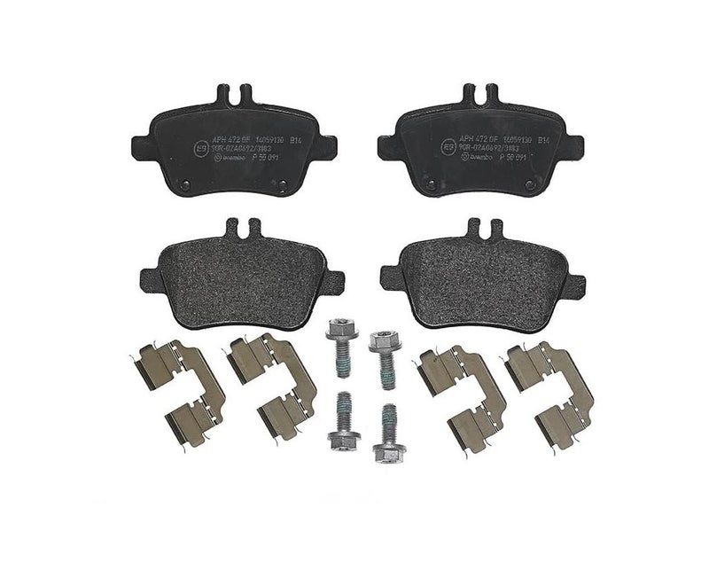 Brembo P50091 Low-Met Rear Disc Brake Pad Set MERCEDES-BENZ OE# A0074209420 - Image 5