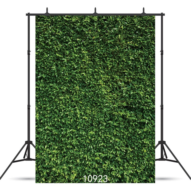 SJOLOON 5X7ft Green Leaves Backdrop Greenery Backdrop Natural Green Lawn Party Photography Birthday Newborn Baby Lover Wedding Photo Studio Props 10923