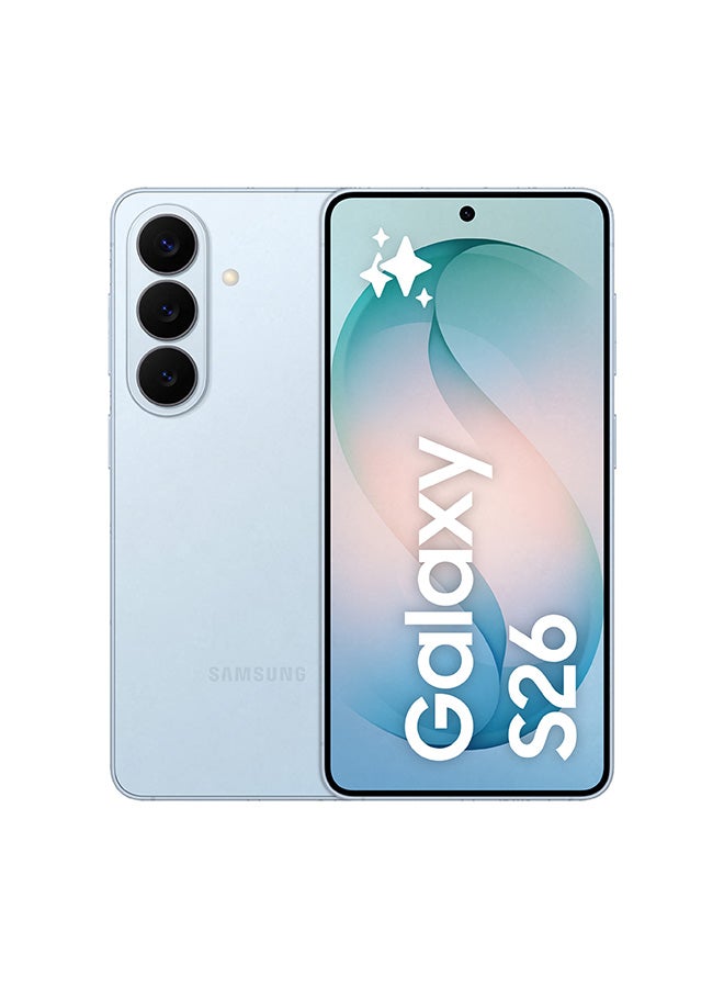 سامسونج Galaxy S26 Dual SIM Sky Blue 12GB RAM 512GB 5G - Middle East Version - Image 1