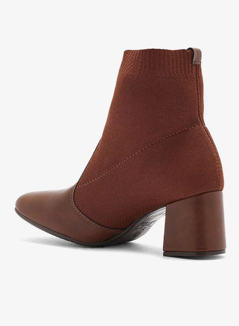 Beira Rio Coffee Ankle Boots for Women – Stylish, Comfortable & Versatile Everyday Footwear for Women | Best Price UAE