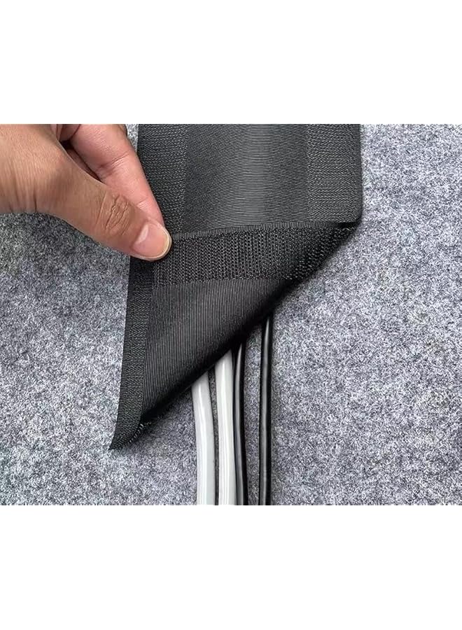 PROMASS Cable Management Wrap, Self-Adhesive Tape, 1 m, Black  - Image 2