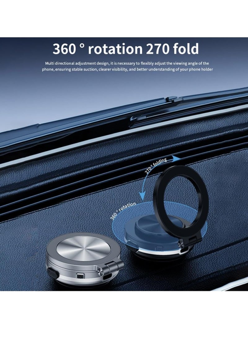 MIGOFAST Dashboard & Windshield Universal Electric Vacuum Smart Magnetic Suction Car Phone Mount Phone Holder Desk Stand with Suction Cup Base and Telescopic Arm 360 Degree Rotating for All Smartphones - Image 5