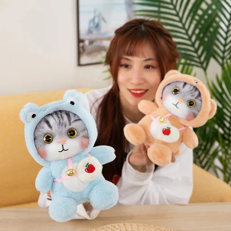 Y&D Cartoon Animal Plush Toys – Small Stuffed Animal Toy Cat for Kids, Soft Cuddly Stuffed Animal Toys Ideal as Gift for Boys and Girls - Image 4