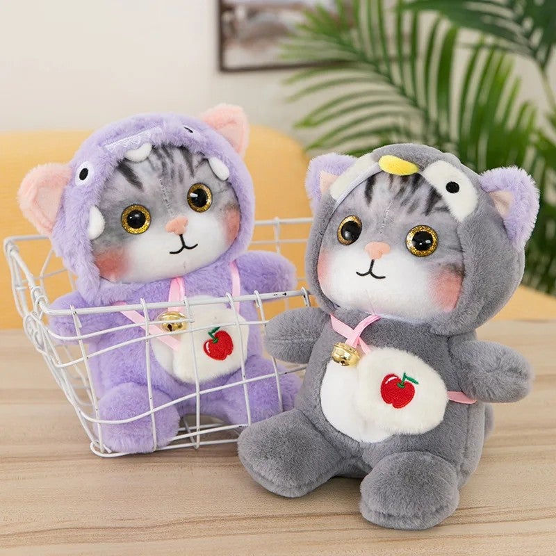 Y&D Cartoon Animal Plush Toys – Small Stuffed Animal Toy Cat for Kids, Soft Cuddly Stuffed Animal Toys Ideal as Gift for Boys and Girls - Image 5