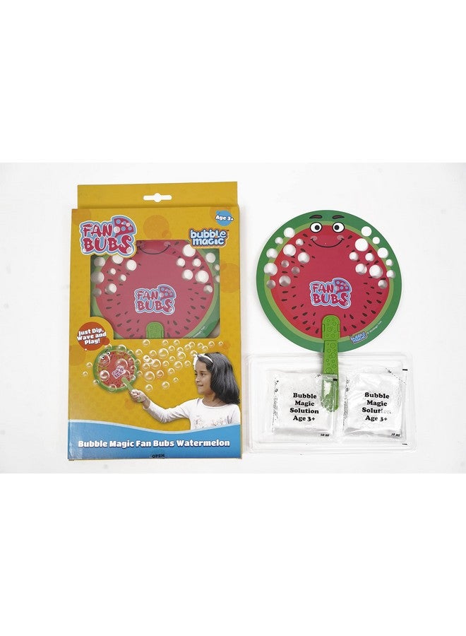 Bubble Magic Fan Bubs Watermelon, Bubble Solution with Hand Fan for The Kids 3 Years and Above, Multicolor, (FB50007) - Image 4