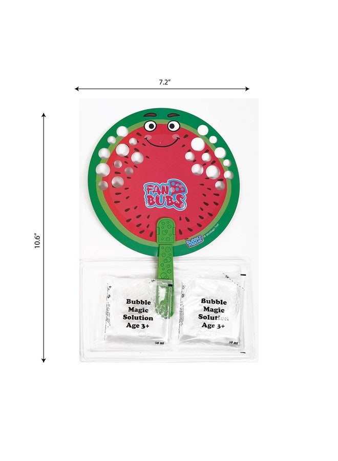 Bubble Magic Fan Bubs Watermelon, Bubble Solution with Hand Fan for The Kids 3 Years and Above, Multicolor, (FB50007) - Image 3