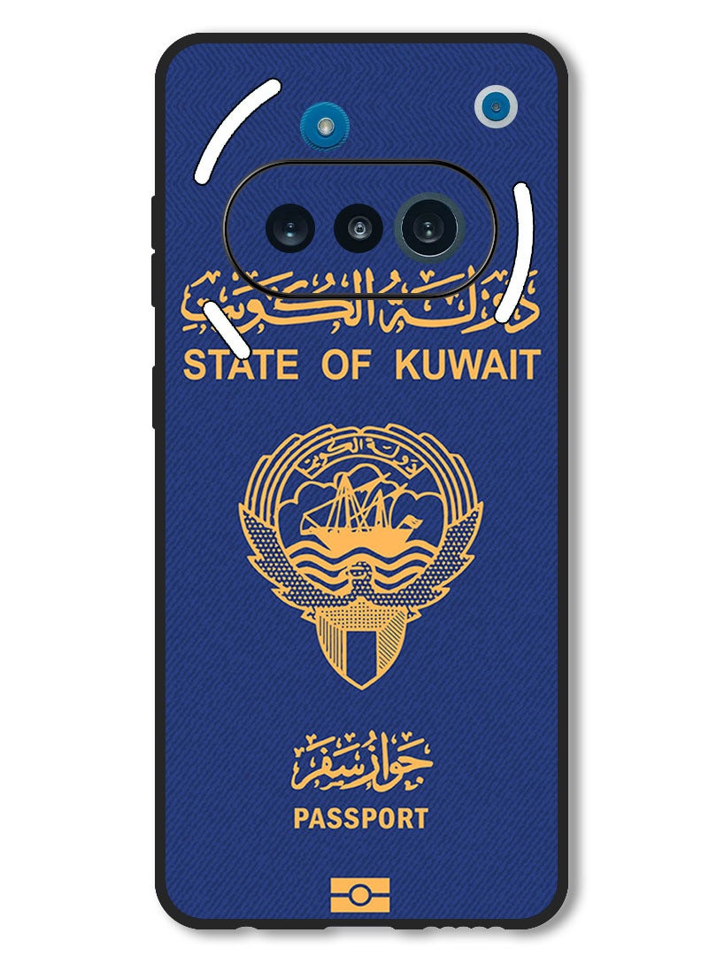 Theodor Case Compatible with Nothing Phone 3a Protection Shockproof Bumper Cover Kuwait Passport - Image 1