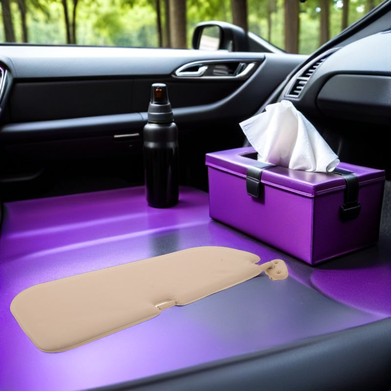 🚗 لواصق نوافذ السيارة بيج مع مظلة شمسية مستقطبة لتقليل الوهج وعزل الحرارة - Image 5