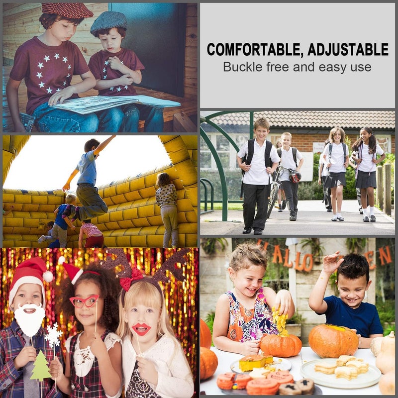 Werforu No Buckle Stretch Belt for Child Boys and Girls Buckle Free Kids Belt Up to 24 Inches - Image 4