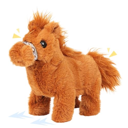 Easfan Walking Pony Toy Plush Interactive Pony Electric Plush Pet Toy with Sound Stuffed Animal Christmas Birthday Gifts for Kids Toddlers8 - Image 1
