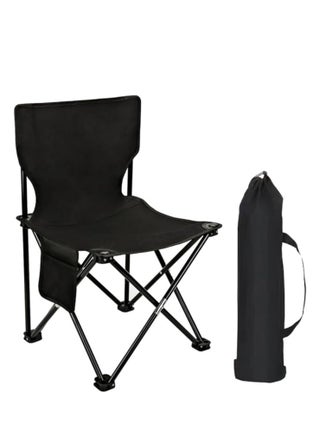 Folding camping chair, portable outdoor backpack chair with portable bag, black - pzsku/Z48E6DD38AEDE89027E3BZ/45/_/1734106593/b3156d95-b578-4676-b7b1-3a38dbcc6764