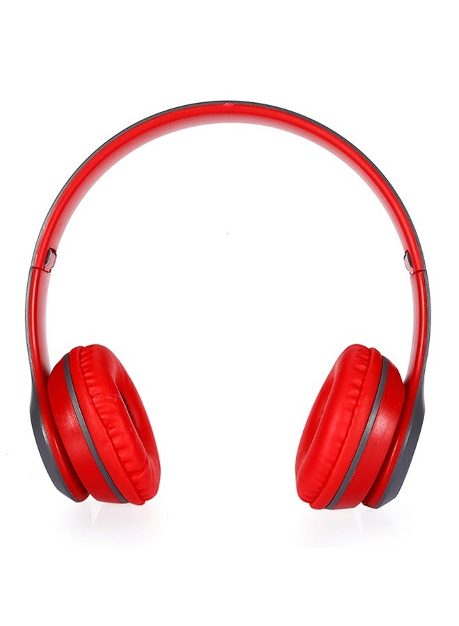 Wireless Headphones P47 - Red - Image 5