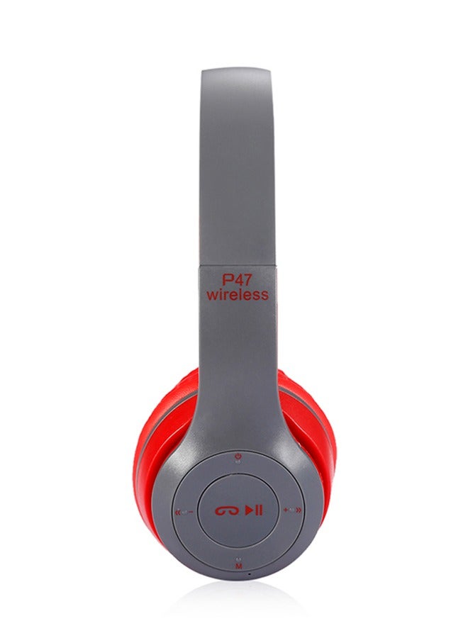 Wireless Headphones P47 - Red - Image 2