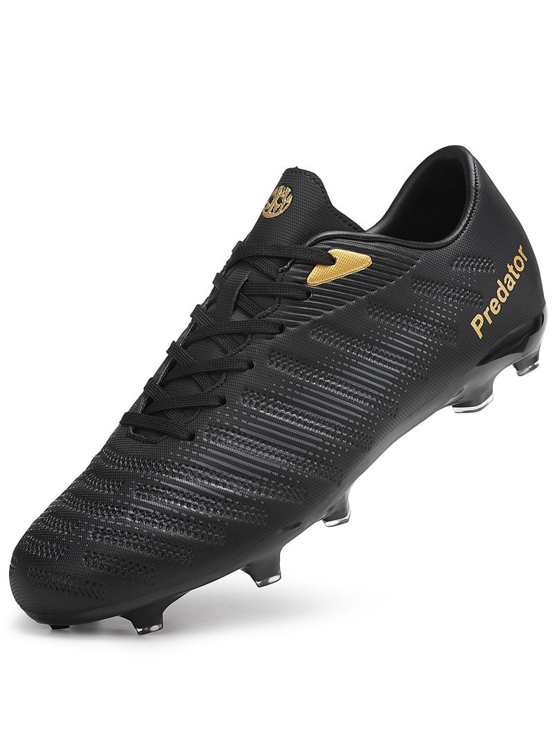 Sky View Mens And Womens Football Shoes Cleats FG/AG Professional Spikes Soccer Shoes Teens Competition Training Sneakers Unisex Football Boots - Image 1