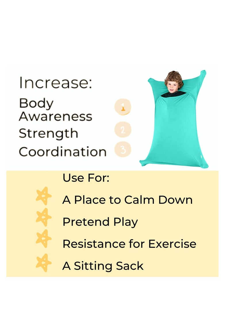 Made2Motivate - Sensory Body Sock for Kids Boost Your Child's Sensory Development with Our Stretchy Sensory Body Sock Anxiety Relief - Image 1