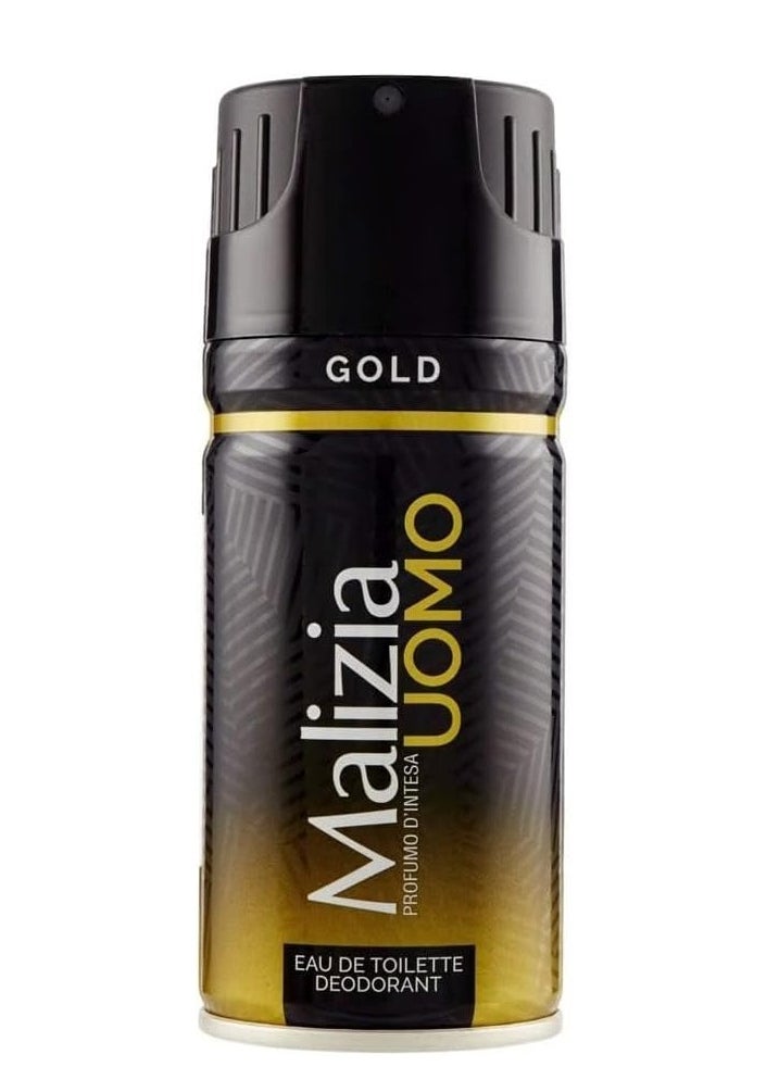 Malizia Malizia Uomo Gold Eau de Toilette Spray 150 Ml  - Image 2