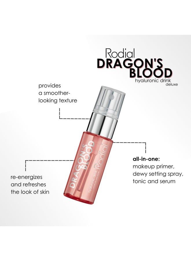 Rodial Dragons Blood Hyaluronic Drink 1.0 fl. oz. - Hydrating Makeup Primer, Dewy Setting Spray, Tonic and Nourishing Face Serum to Soothe and Replenish the Skin - Image 2