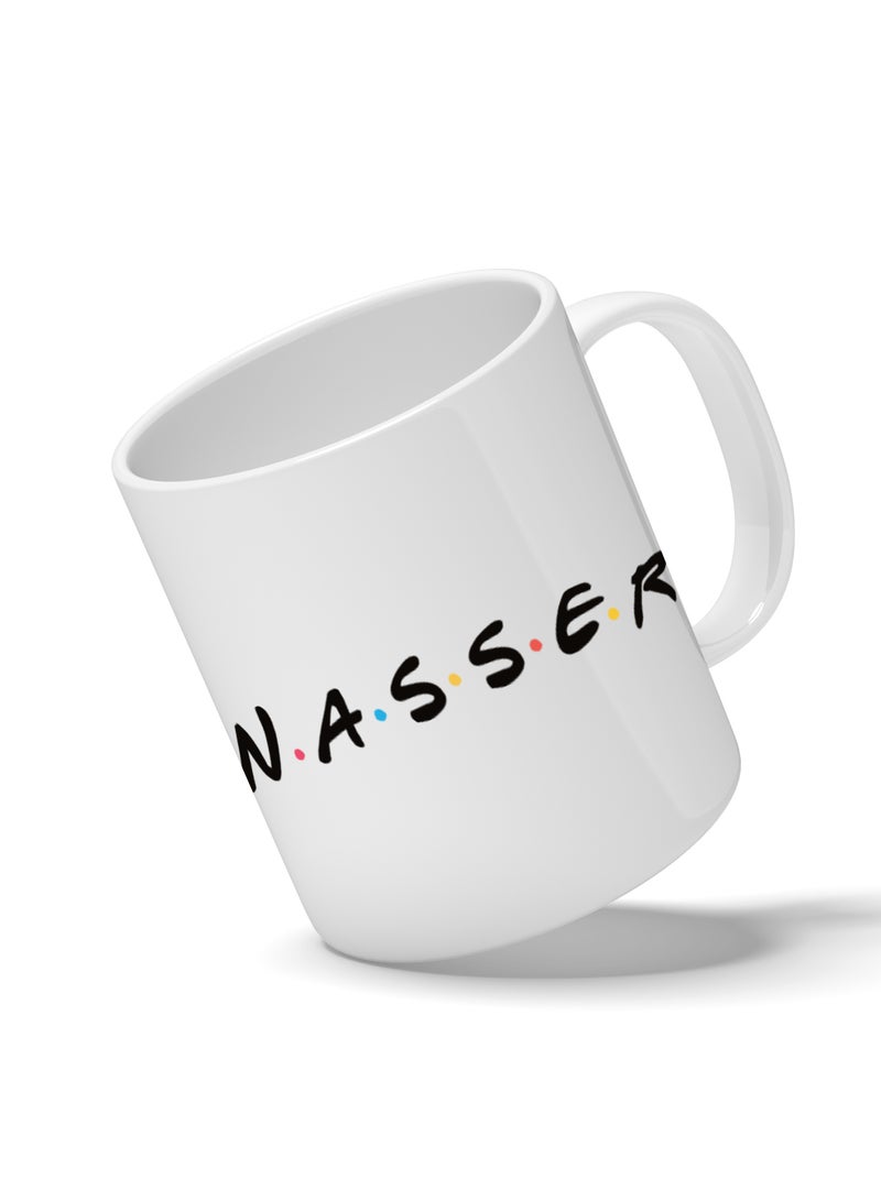 Fashion World Mug Printed with High-quality Friends by name NASSER - Image 3