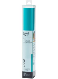 Cricut Smart Vinyl Permanent Aqua 33x91 Cm 1 Sheet 0.9M (3Ft)  - Image 1