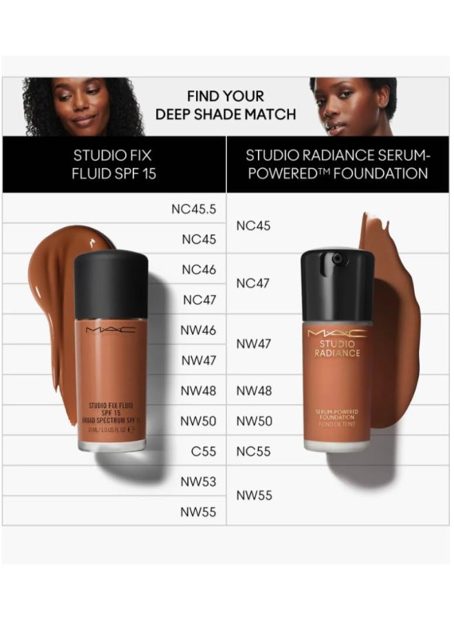 MAC studio radiance high coverage serum foundation nc47 Beige - Image 4