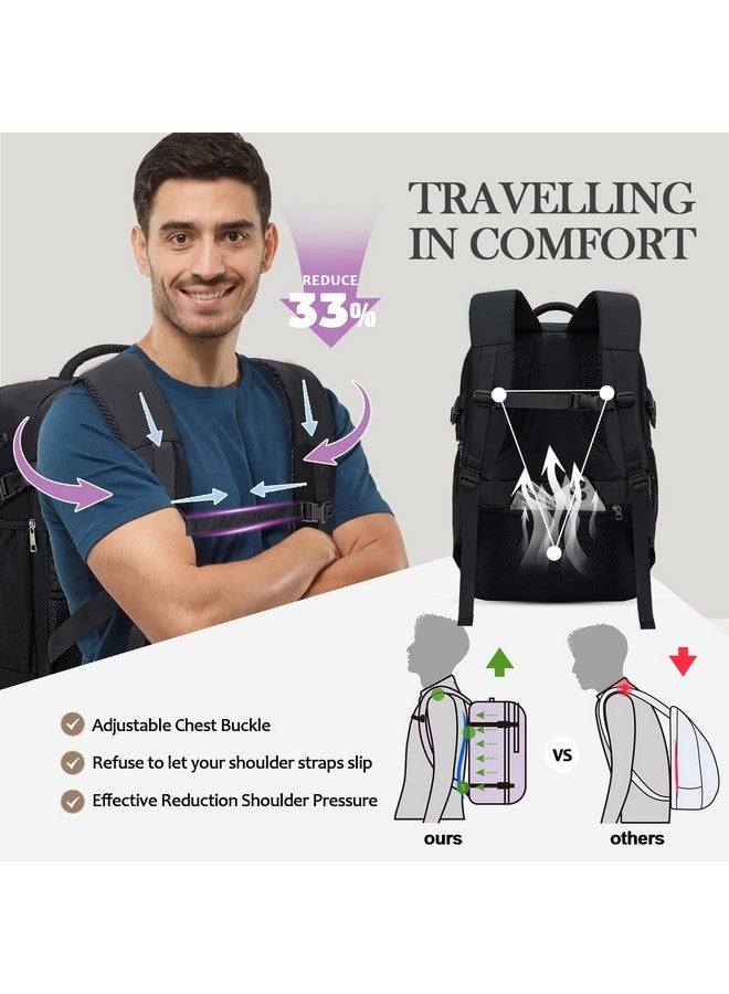 Lossga for Spirit Airlines Personal Item Bag 18x14x8 Inches Frontier Airlines Personal Item Bag Travel Backpack Carry on Flight Approved Carry on Backpack for Traveling on Airplane - Image 3