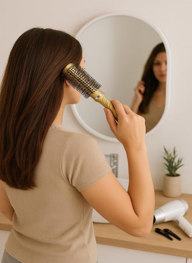 ADHVIK فرشاة تصفيف الشعر الدائرية - فرشاة شعر بجودة صالونات التجميل لجميع أنواع الشعر - مثالية لتجفيف الشعر وتجعيده وتكثيفه - Image 5