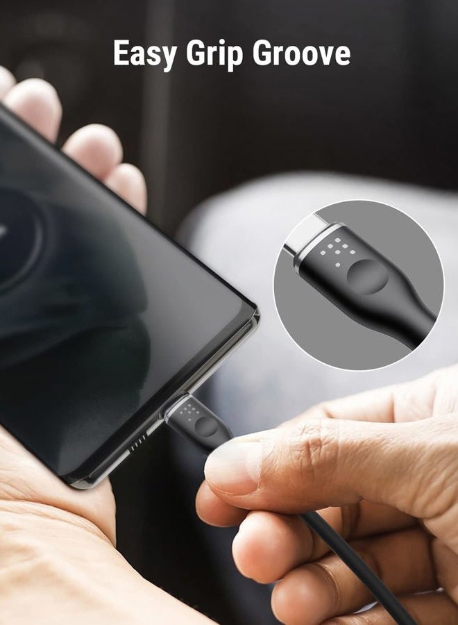 VOLTME USB C Charger Cable, 100W E-Marker USB C to USB C Cable 3.3ft, Type C Charging Cable Fast Charge for MacBook Pro 2021, iPad Pro 2021, iPad Air 4, Galaxy S21, Pixel, Switch (Black) - Image 2