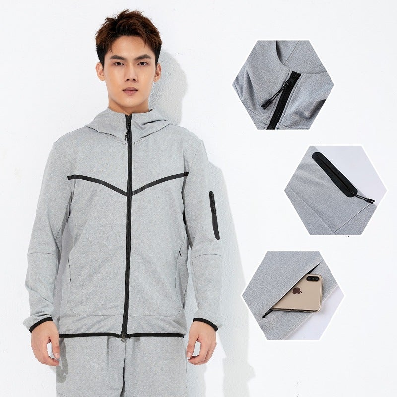 Manufacturers Men'S And Women'S Sports And Leisure Zipper Jackets, Running Breathable Training Fitness Jackets, One Piece Drop Shipping - Image 4