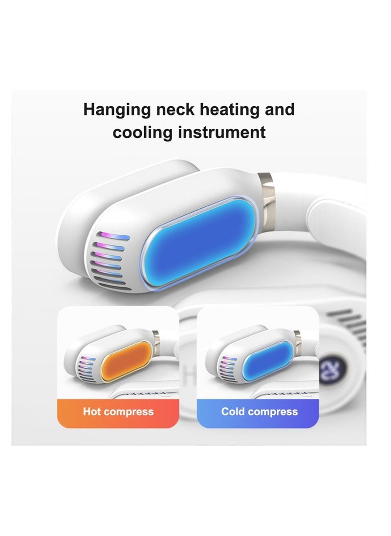 Generic - Portable 2 in 1 Air Cooler & Heater Mini Electric Air Conditioner Hanging Neck Fan for Outdoor Sports - Image 1