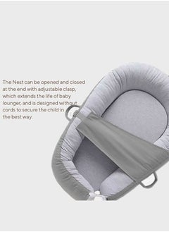 Baby Newborn Lounger Pillow Bed Unisex Baby Buckle Grey - pzsku/Z48E826FE683379234F2CZ/45/_/1684527144/af2d2f33-97a3-4e9d-acf4-caacedc8e645