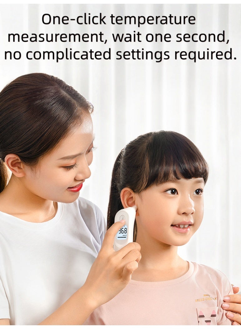 Yuwell Infrared Ear Thermometer – Digital Thermometer for Baby & Kids, 1-Second Fast Reading, 0.1°C Accuracy, 7 Memory, Large Screen, ℃/℉ - Image 4