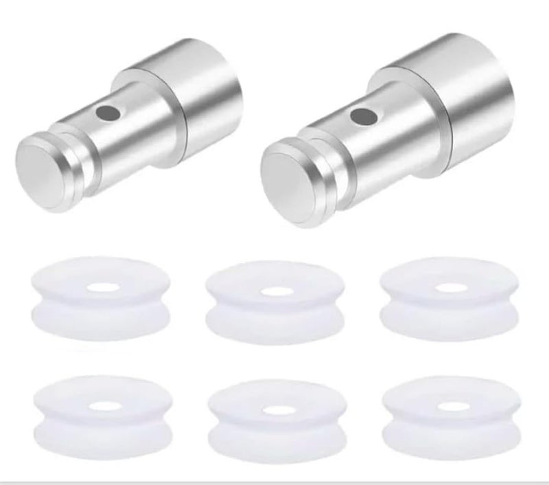 Galepromot 2 Pcs Universal Replacement Floater Valve with 6 Pcs Silicone Gaskets Electric Pressure Cookers Parts for Pressure Pot Such Pressure Cooker Replacement Parts as XL YBD60100 PPC770 PPC780 PPC790