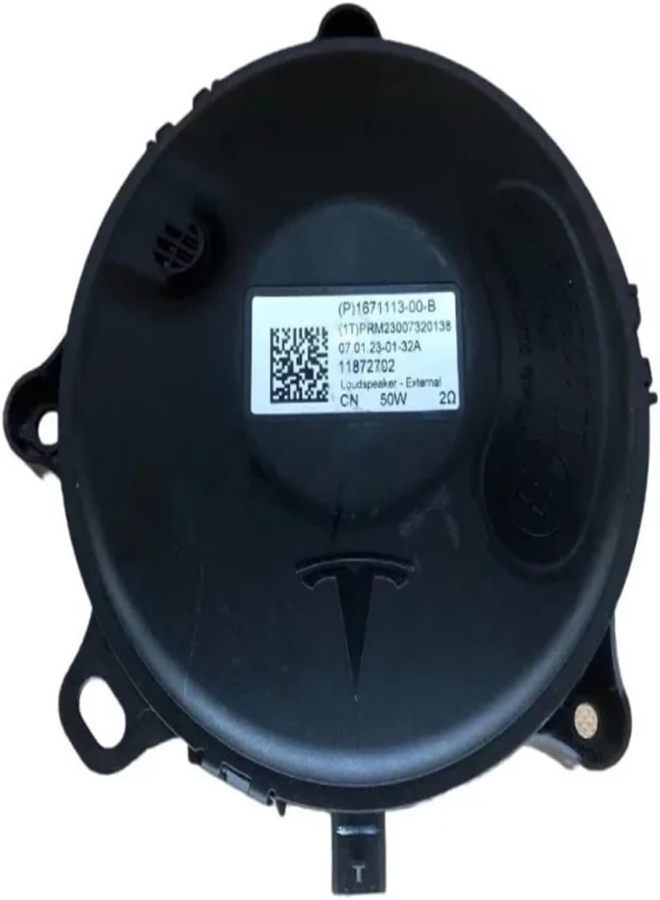 1671113-00-B Car Pedestrian Beacon Horn Warning Speaker Replacement，Compatible For Tesla Model 3/Model Y 2017-2023 - Image 1