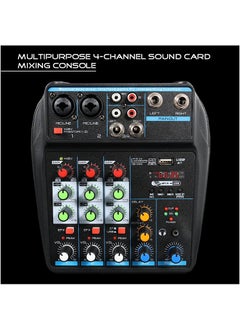 4 Channel Mixer, DJ Mixing Console, with Bluetooth, 48V Phantom Power Monitor Karaoke System USB Mixer Audio - pzsku/Z48E83CE2C71FFE599CC2Z/45/_/1732261622/50939dee-eb56-4836-9e0f-fc79891c379a