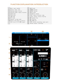 4 Channel Mixer, DJ Mixing Console, with Bluetooth, 48V Phantom Power Monitor Karaoke System USB Mixer Audio - pzsku/Z48E83CE2C71FFE599CC2Z/45/_/1732790516/13ff3240-6a4c-4762-981e-0f528ce7064c