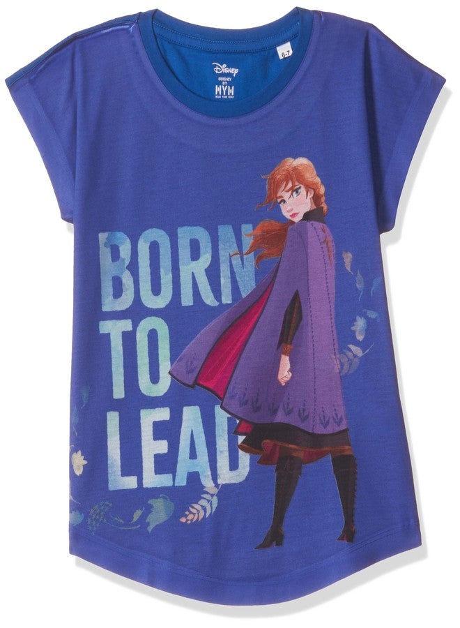 Disney FROZEN بلوزة دائرية مجمدة - أزرق ملكي (DFZ0098.10_11-12Y) - Image 1