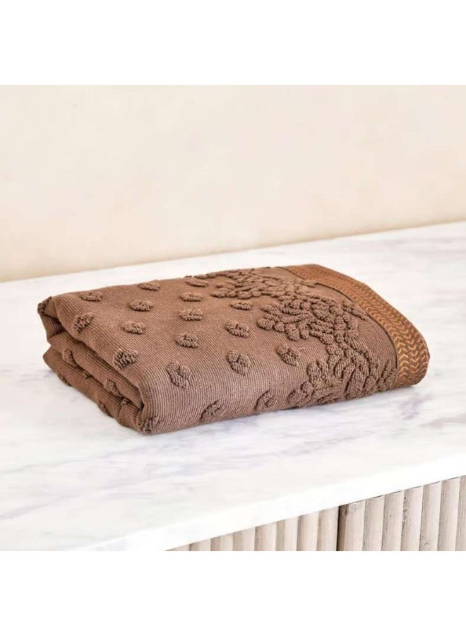 Pan Home Magnolia Hand Towel - Brown - Image 3