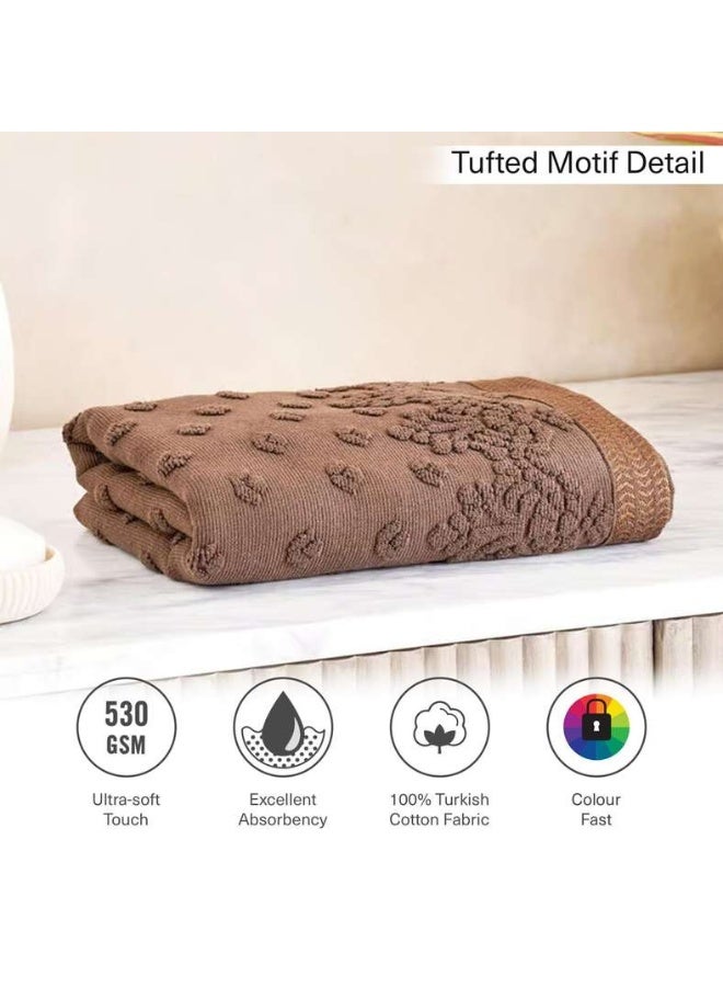 Pan Home Magnolia Hand Towel - Brown - Image 5